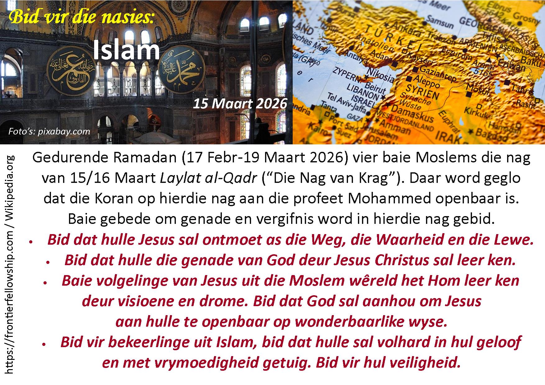 bid vir die nasies, Onbereiktes, klipkerk wereldfokus